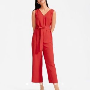 Everlane red GoWeave jumpsuit